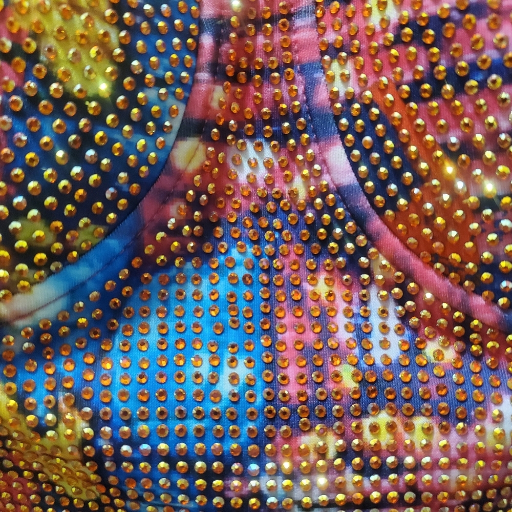 Akira Colorful Rhinestone Corset (M) - Picture 6 of 11
